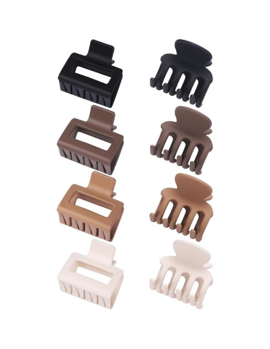 Set de Clips para Cabello USDNICE 8 Pcs Antideslizantes