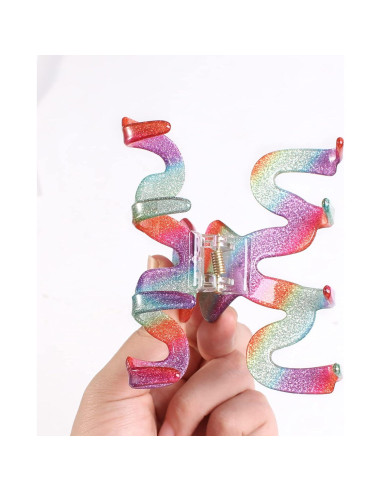 Clips de Garra para el Cabello Jayongnee 3 Piezas Multicolor