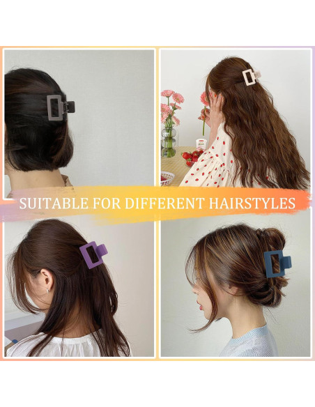 Clips de Garra Medianos HQ-SITE - 16 Colores Antideslizantes Clips de Garra Medianos HQ-SITE - 16 Colores Antideslizantes