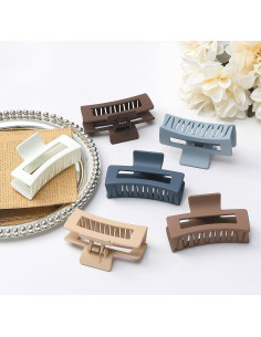 Clip para Cabello Mediano Sisiaipu - 6 Colores, Antideslizante 2