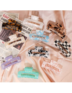 Clips de Garra para Cabello Magicsky - 10 Pcs Multicolor 2