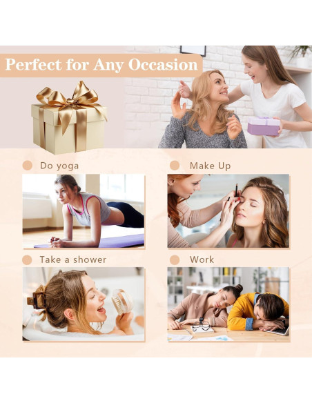 6 Clips de Garra Rectangulares Medianos Auseibeely - Antideslizantes