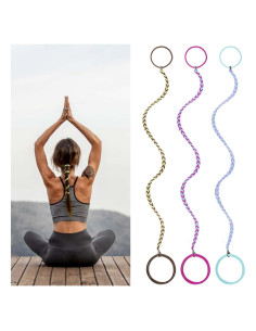 3 Paquetes Lazos de Cabello Espirales SISYOUP 40.64 cm Coloridos