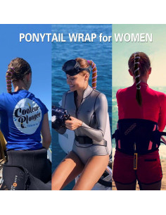 3 Paquetes Lazos de Cabello Espirales SISYOUP 40.64 cm Coloridos 2