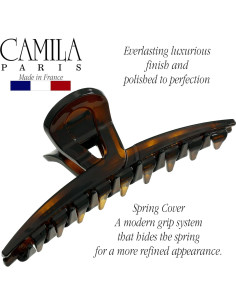 Clip para el cabello Camila Paris CP2371 10.16 cm tortuga 2