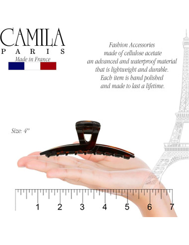 Clip para el cabello Camila Paris CP2371 10.16 cm tortuga