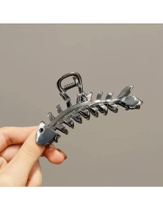 Clip para el cabello BELSITA espina de pescado dorado 1PC 2