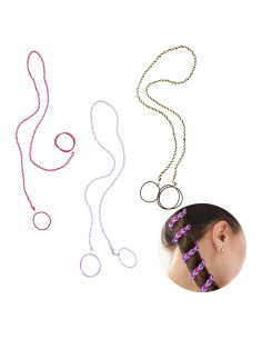 3 Sujetadores de Coleta Espiral MUOVERN 89 cm Coloridos