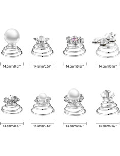 Juego de 40 Horquillas de Cristal Meekoo para Cabello 2