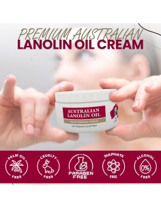 Crema Hidratante de Lanolina ARTAV AUSTRALIA 100g con Aloe Vera 2