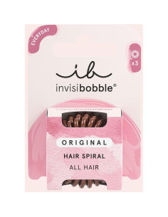 Gomas Espirales para el Cabello Invisibobble Original x3 Marrón 2