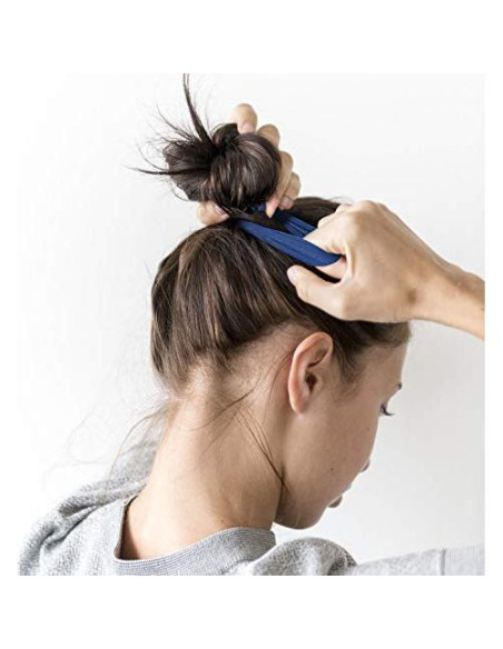 20 Bandas de Algodón Elástico eBoot para Cabello Grueso 6.5 cm