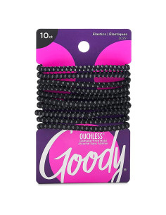 Sujetadores de Cabello Antideslizantes Goody Ouchless 10 Ct Negro