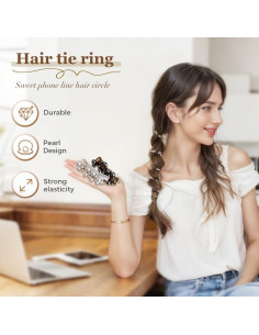 Tiras de Cabello Espirales NEKSKA - 4 Pcs Suaves y Elásticas 2