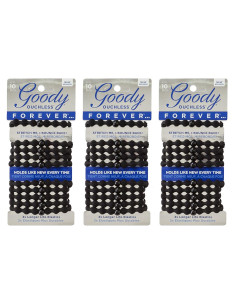 Gomas Trenzadas para Cabello Goody Ouchless Forever - 3 Unidades