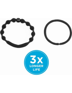 Gomas Trenzadas para Cabello Goody Ouchless Forever - 3 Unidades 2