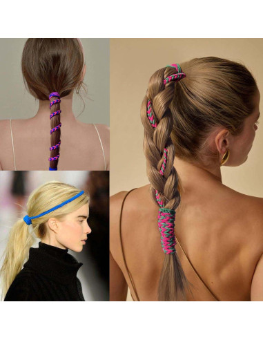 3 Paquetes de Sujetadores de Cabello SISYOUP 40.64 cm Colorido