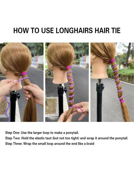 3 Paquetes de Sujetadores de Cabello SISYOUP 40.64 cm Colorido