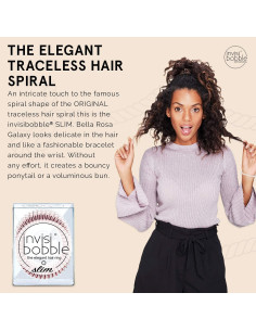 Invisibobble SLIM - Paquete de 3 ligas para cabello sin marcas 2