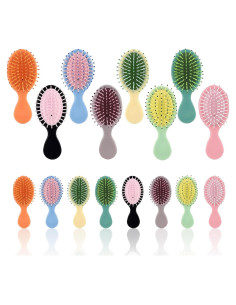 Paquete de 16 Mini Cepillos para el Cabello POUYRBA