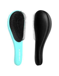Cepillo Desenredante Aussumy Verde y Negro - 2 Piezas