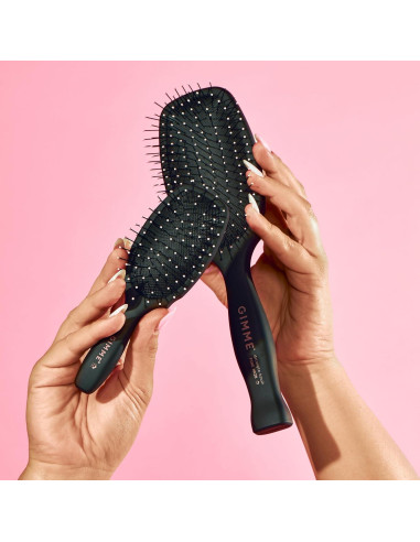 Cepillo Desenredante Mini Gimme para Cabello Fino - Negro