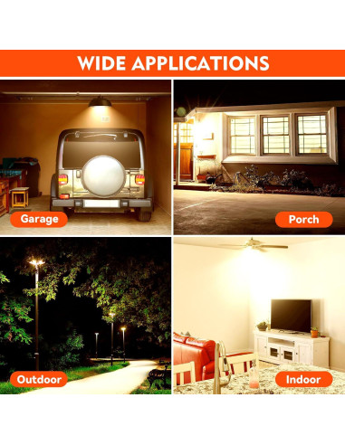 Bombillas LED 30W FanNicoo 3500LM 3000K E26/E27 (3 Pzs)