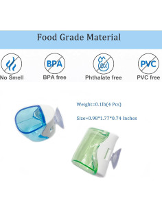 4 Cubiertas de Cabeza de Cepillo de Dientes LSETUTIYY Viaje 2