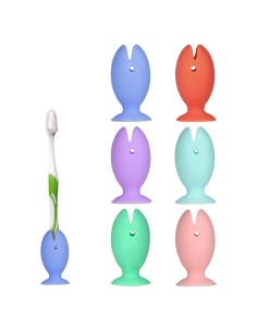 6 Pcs Cubiertas de Cepillo de Dientes Silicona Abeillo