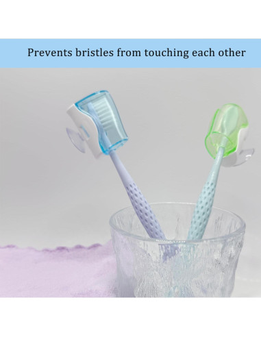 4 Cubiertas de Cabeza de Cepillo de Dientes LSETUTIYY Viaje