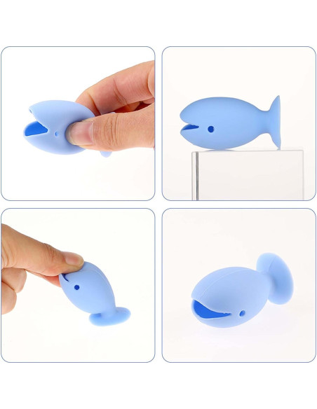 6 Pcs Cubiertas de Cepillo de Dientes Silicona Abeillo