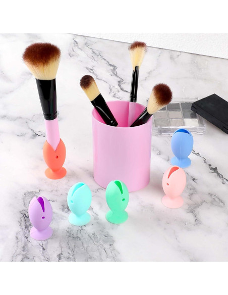 6 Pcs Cubiertas de Cepillo de Dientes Silicona Abeillo