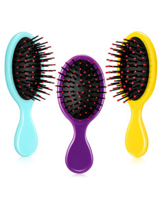 Mini Cepillos para el Cabello Nuenen - 3 Piezas Viaje Suaves