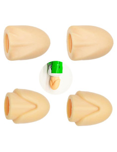 4 Tapas de Pasta de Dientes Automáticas CRZQXOUR Coloridas