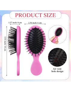 72 Cepillos Desenredantes FoldTier para Cabello Húmedo y Seco 2