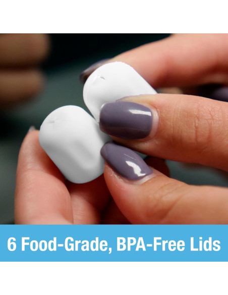 Tapas de Pasta de Dientes Autocerradas Tilcare - 6 Unidades