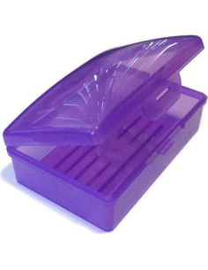 Juego de Tapa de Cepillo de Dientes y Caja de Jabón Morado - Accesorios de Viaje 2