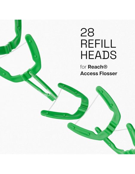 Hilo Dental Reach UltraClean Accesorios Menta 28 Cabezas