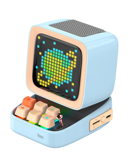 Divoom Ditoo Altavoz Bluetooth Retro 16x16 LED Azul