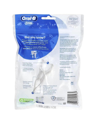 Hilo Dental Oral-B Glide Cuidado de Encías - 210 Palillos
