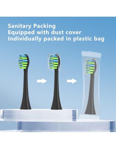 Cabezas de cepillo de dientes eléctrico iOearry AM101/AM105, 10 unidades