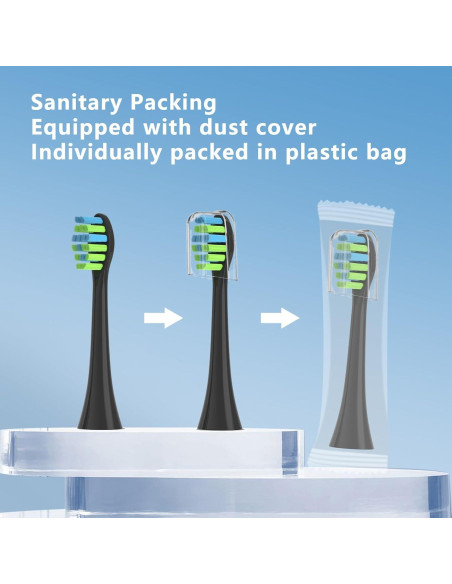 Cabezas de cepillo de dientes eléctrico iOearry AM101/AM105, 10 unidades