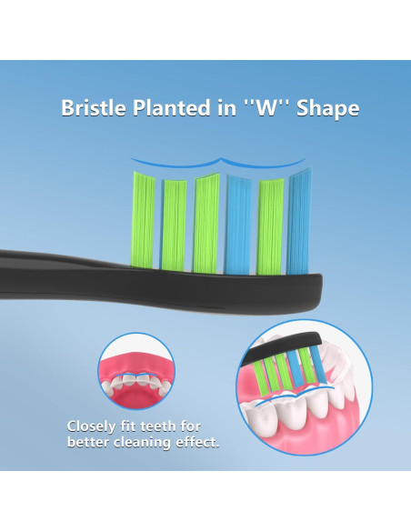 Cabezas de cepillo de dientes eléctrico iOearry AM101/AM105, 10 unidades