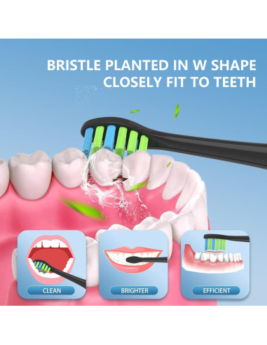 Cabezas de cepillo de dientes eléctrico iOearry AM101/AM105, 10 unidades