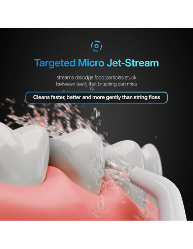 Irrigador Dental AquaSonic Aqua Flosser PRO 591ml Blanco