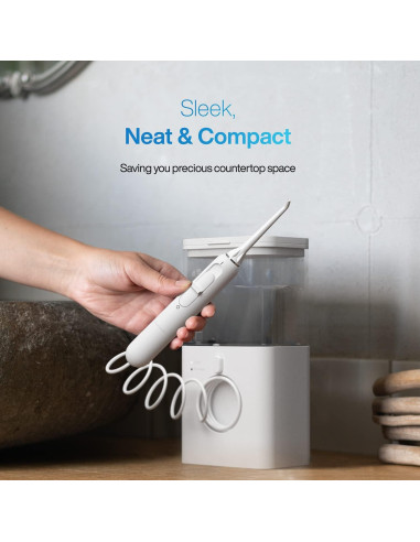 Irrigador Dental AquaSonic Aqua Flosser PRO 591ml Blanco