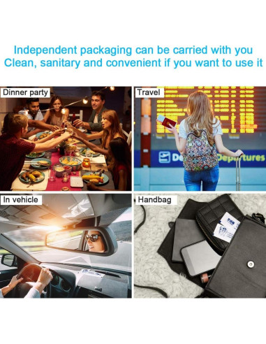 200 Palillos de Hilo Dental EYX Formula - Portátiles y Higiénicos