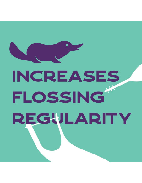 Flossers Ortodónticos Platypus para Brackets - 40 Unidades