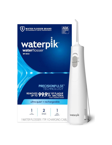 Hilo Dental Portátil Recargable Waterpik WF-30CD Blanco