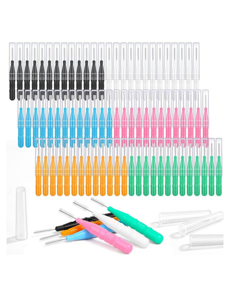 120 Cepillos Interdentales MAPVOLUT, Limpieza Oral Eficaz